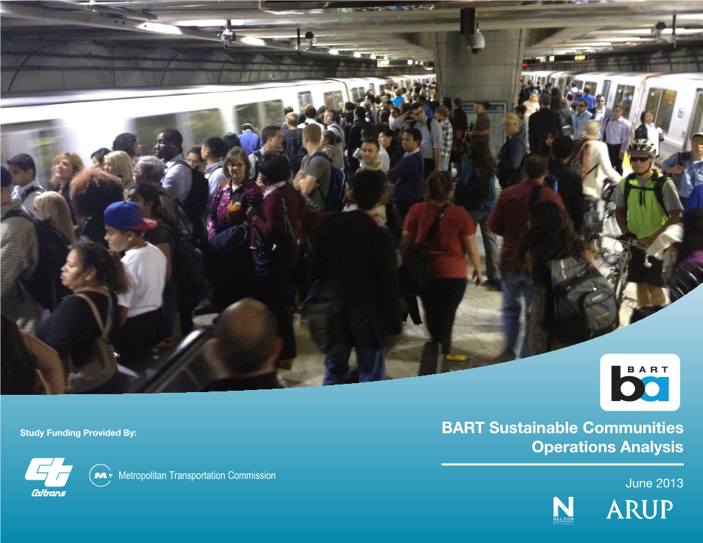 BART Sustainable Communities Operations Analysis Executive Summary