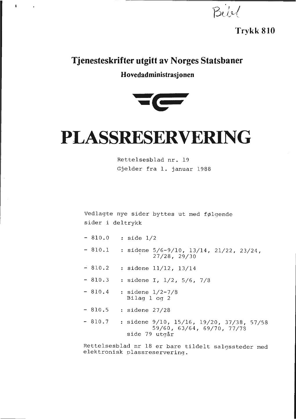 Plassreservering