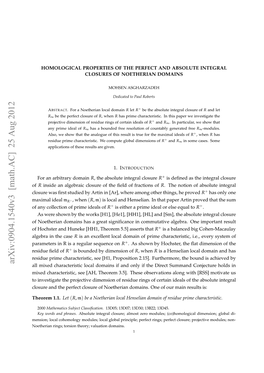 Homological Properties of the Perfect and Absolute Integral Closures of Noetherian Domains