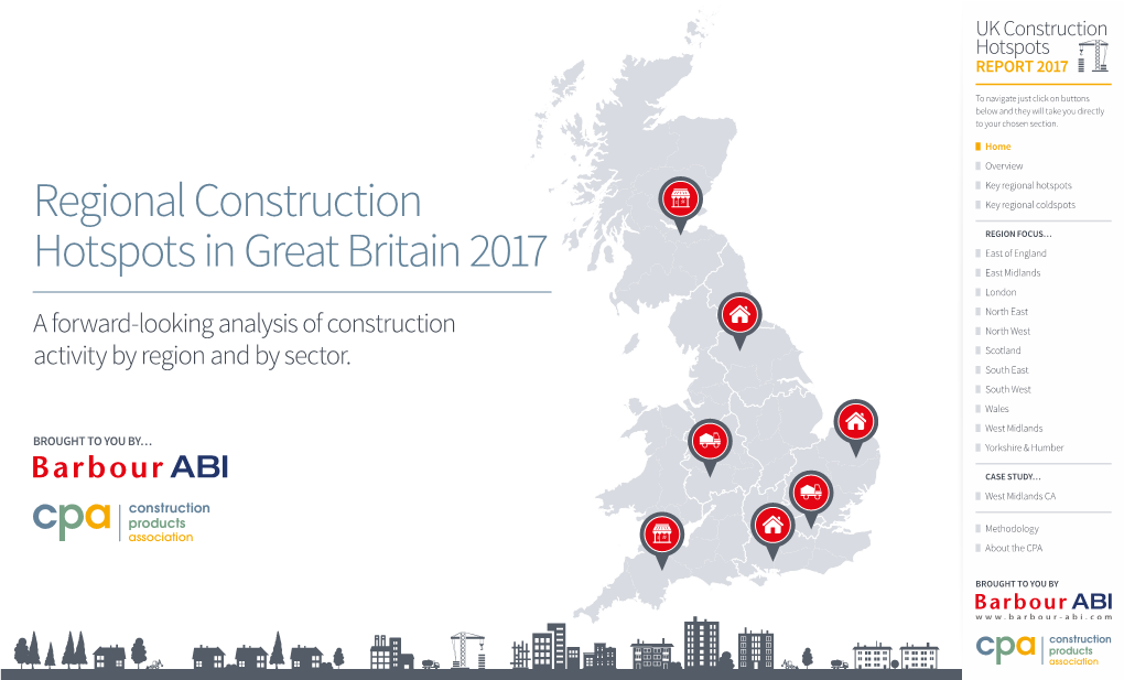 Regional Construction Hotspots in Great Britain 2017
