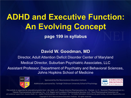 ADULT ADHD Presentation