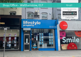 Walthamstow, E17 to LET