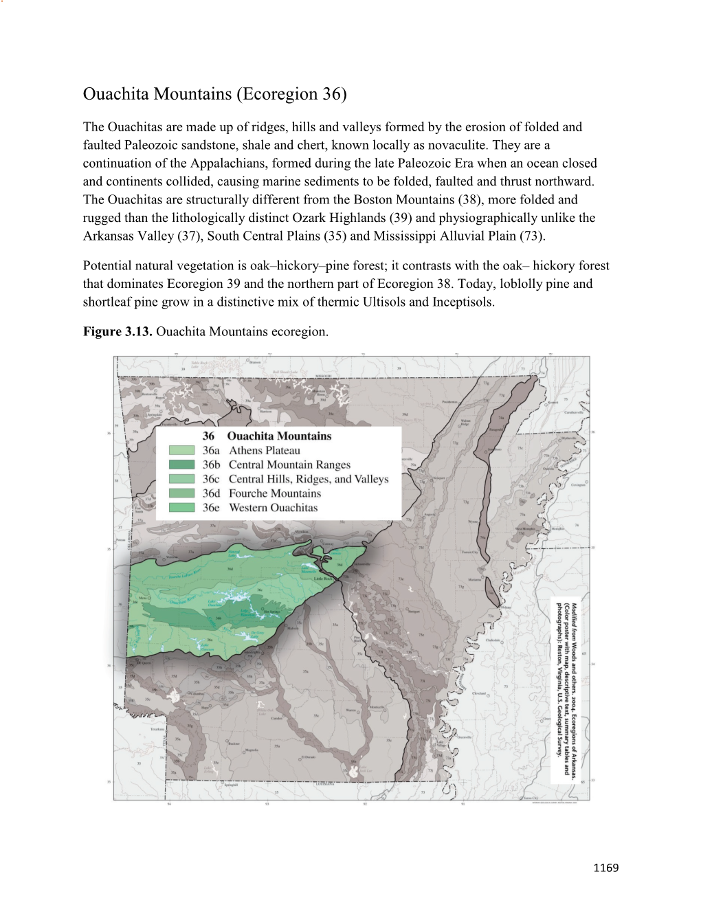 Ouachita Mountains Ecoregion