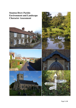 Stanton Drew Parish: Environment and Landscape Character Assessment