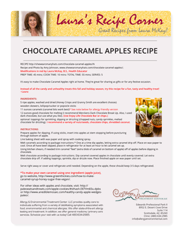 Chocolate Caramel Apples Recipe