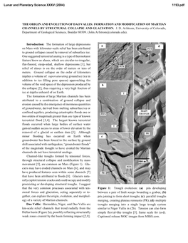 The Origin and Evolution of Dao Vallis: Formation and Modification of Martian Channels by Structural Collapse and Glaciation