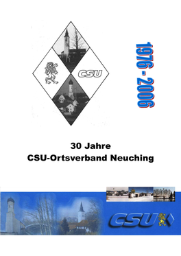 30 Jahre CSU-Ortsverband Neuching