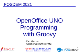 Openoffice UNO Programming with Groovy (Slides)