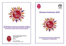 Diocesan Centenary 2018