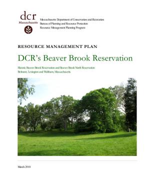 DCR's Beaver Brook Reservation