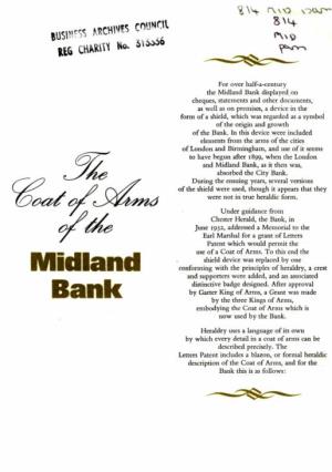 The Coat of Arms of the Midland Bank