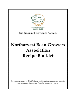 Northarvest Bean Growers Association Recipe Booklet