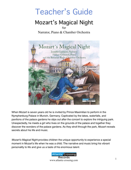 Mozart's Magical Night Takes Place in a Castle in Munich, Germany