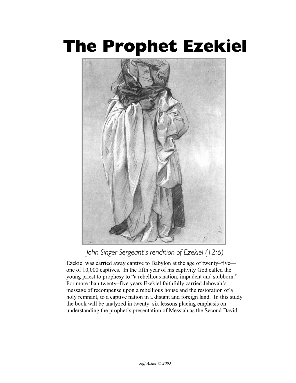 The Prophet Ezekiel