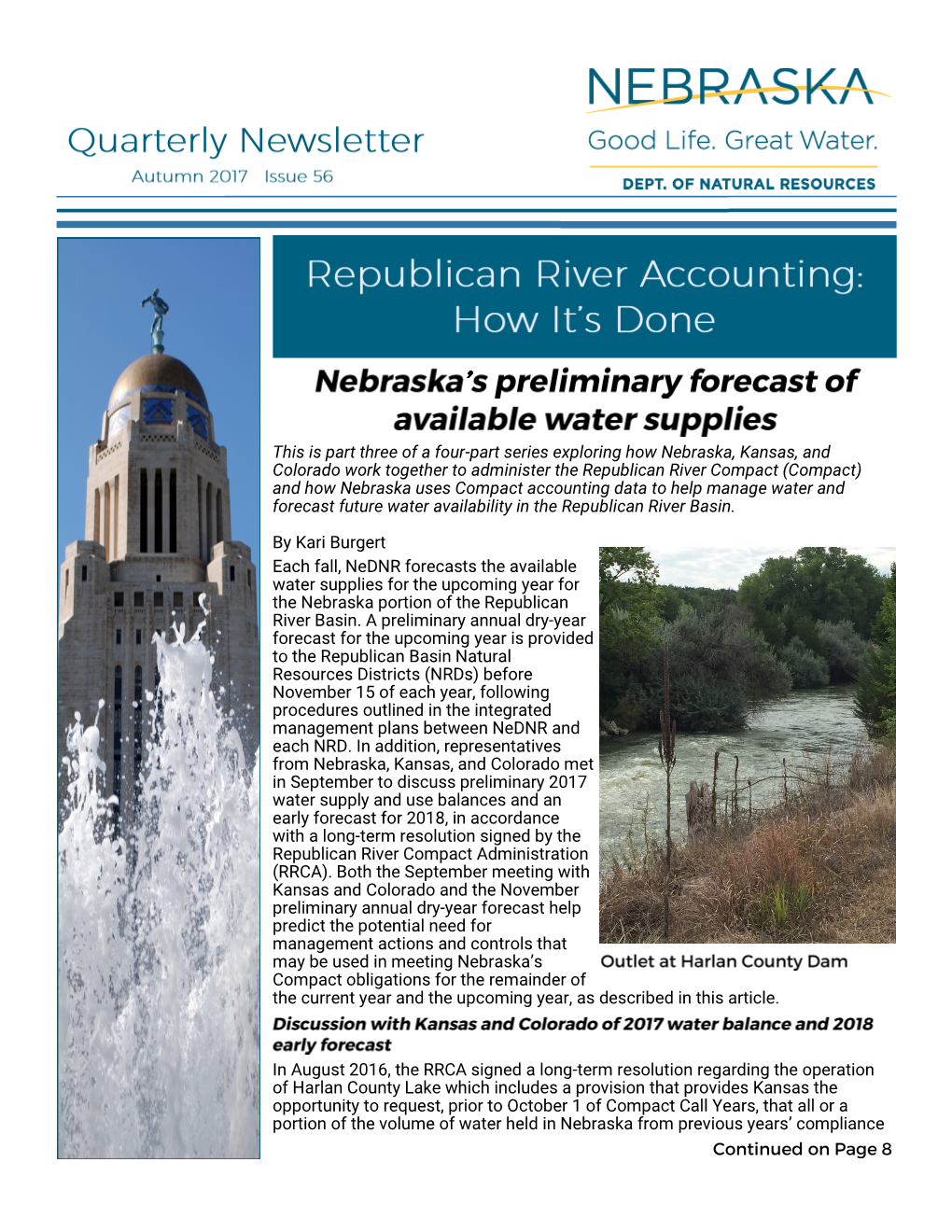 Nebraska Resources Newsletter Autumn 2017