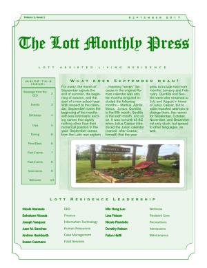 The Lott Monthly Press