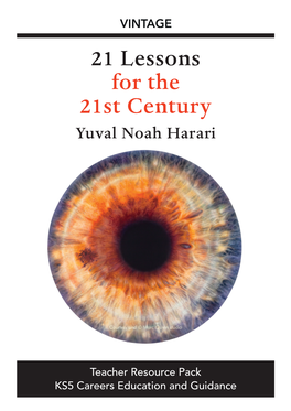 21 Lessons for the 21St Century Yuval Noah Harari