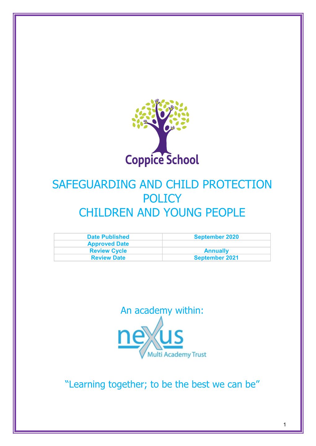 Safeguarding and Child Protection Policy Children and Young People