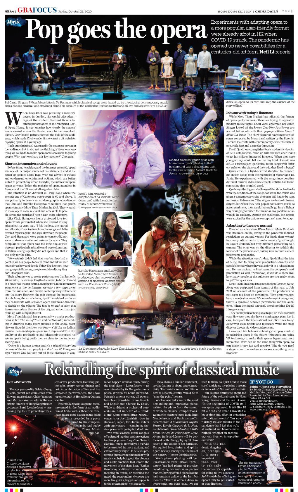 Rekindling the Spirit of Classical Music