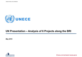 UN Presentation – Analysis of 6 Projects Along the BRI