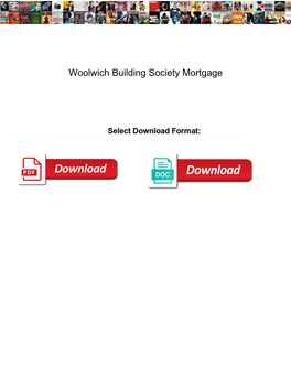 Woolwich Building Society Mortgage
