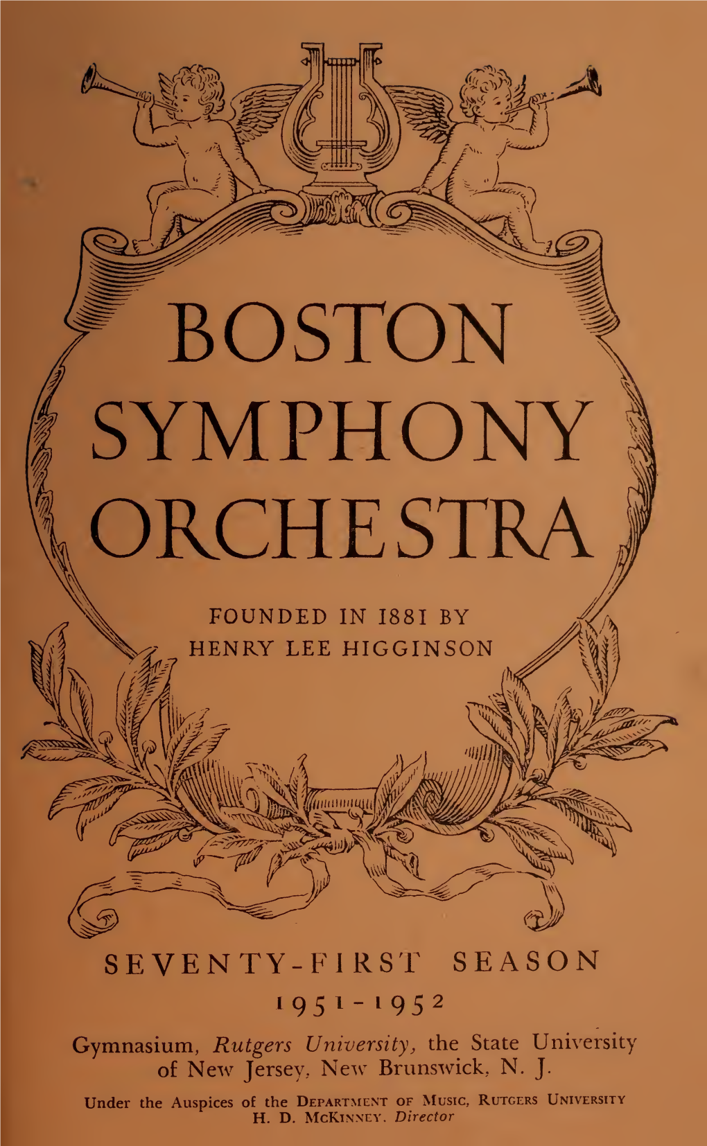 Boston Symphony Orchestra Concert Programs, Season 71, 1951