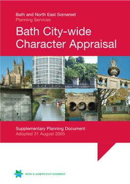 Bath City-Wide Character Appraisal