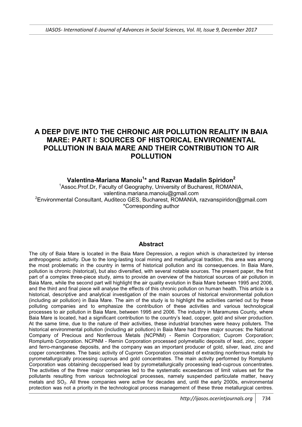 A Deep Dive Into the Chronic Air Pollution Reality in Baia