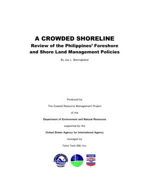 A Review of the Philippines' Shoreline Management Policies