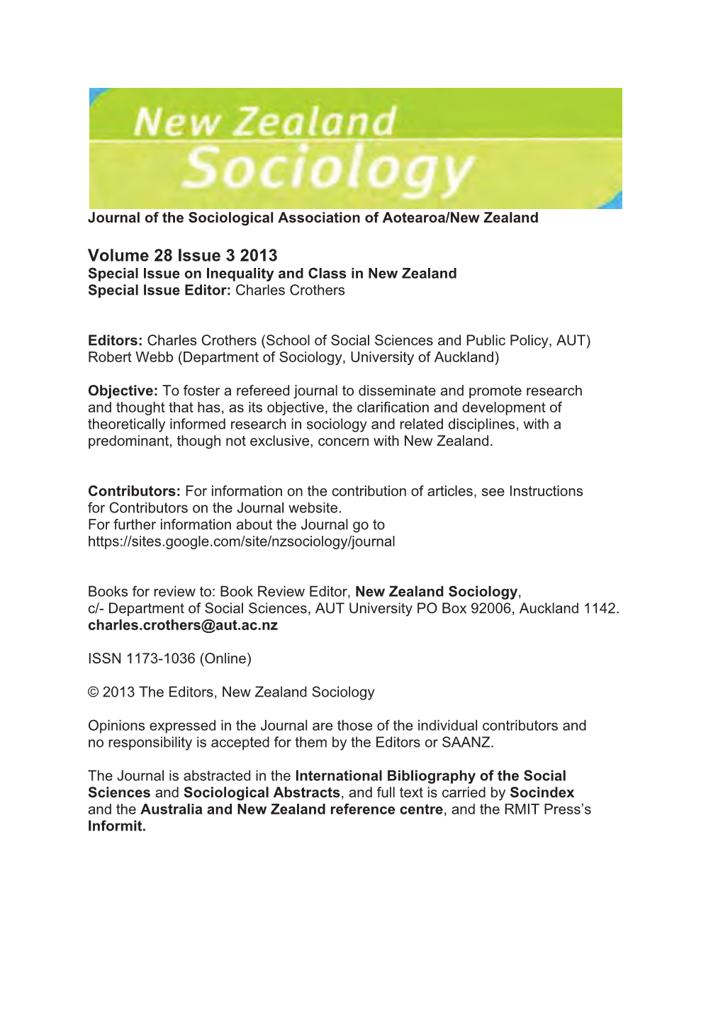 FINAL NZ Sociology 28-3 2013.Pdf