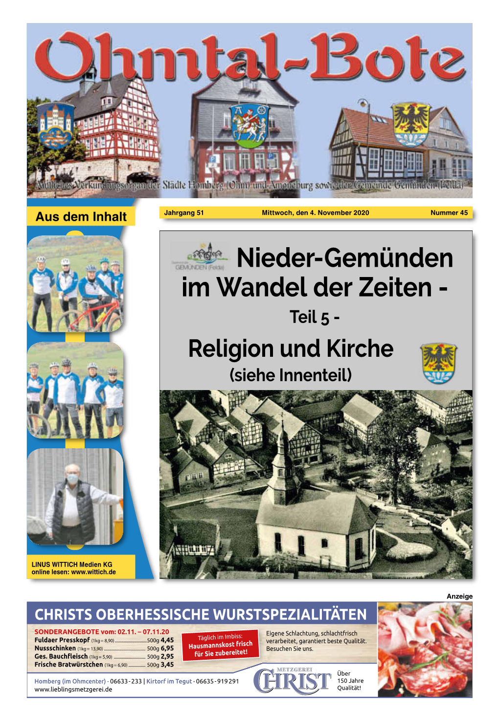 Nieder-Gemünden Im Wandel Der Zeiten - Teil 5