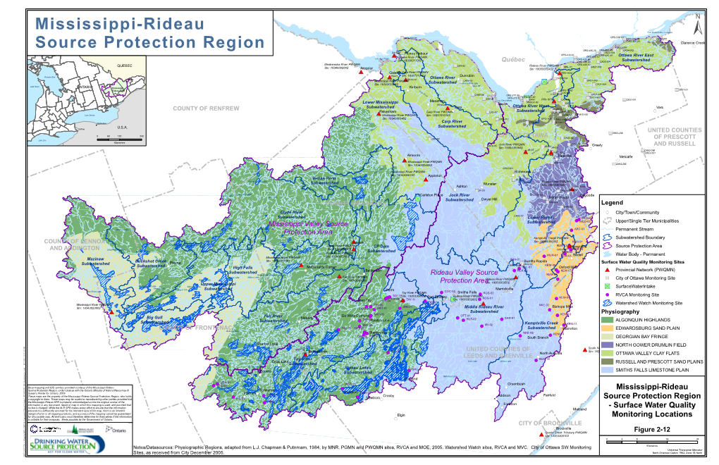 Surface Water Quality Monitoring Locations