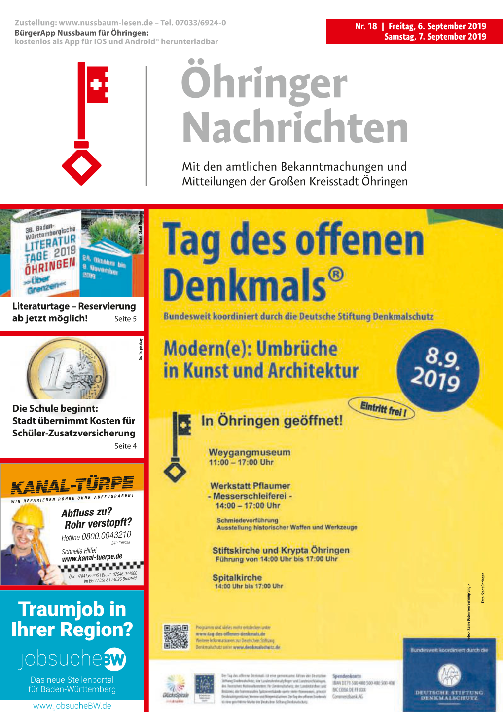 Ausgabe 18/2019 Vom 6. September 2019