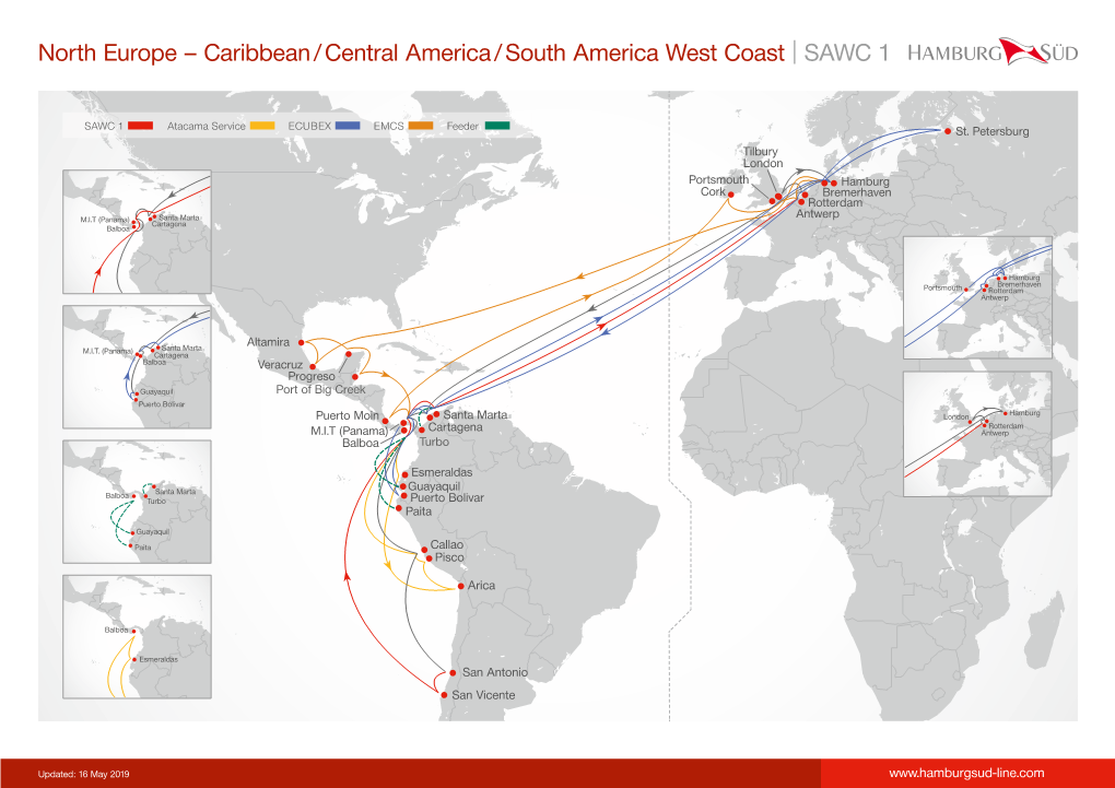 Caribbean / Central America / South America West Coast | SAWC 1