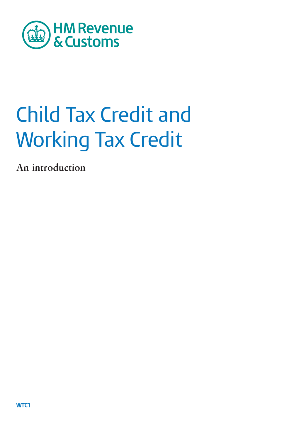 WTC1 Child Tax Credit and Working Tax Credit