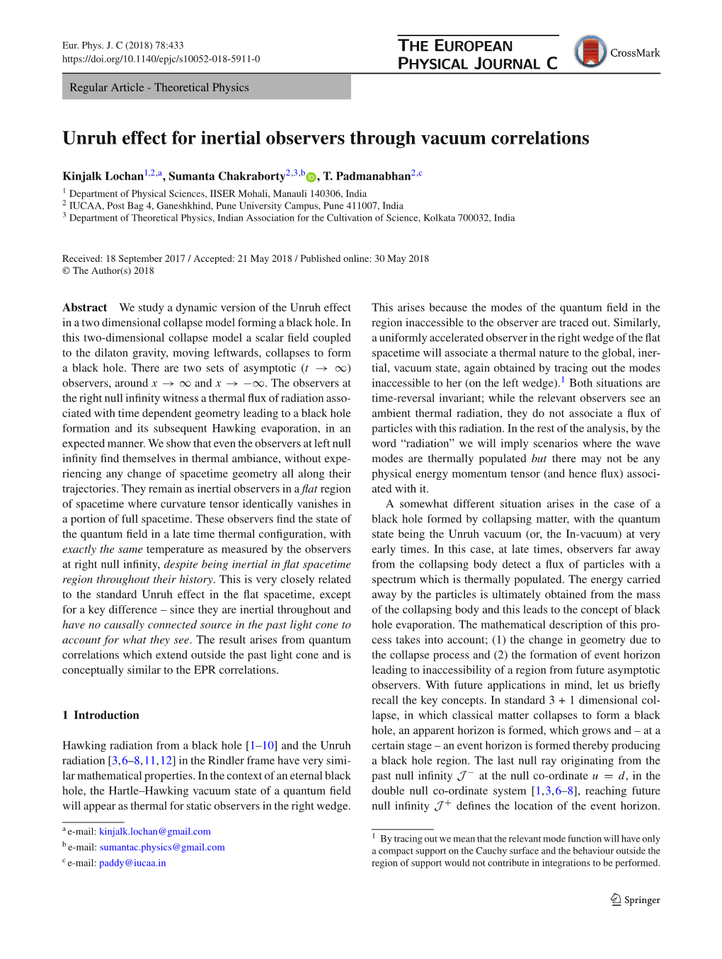 Unruh Effect for Inertial Observers Through Vacuum Correlations
