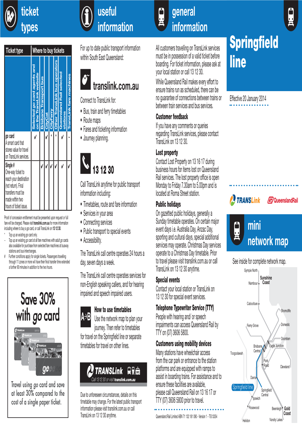 Springfield Line Or Separatecustomers Using Mobility Devices Doomben Timetables for Travel on Other Lines