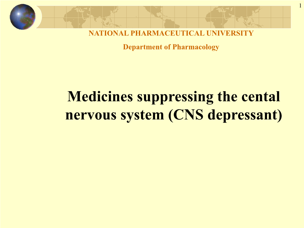 Drugs Suppressing