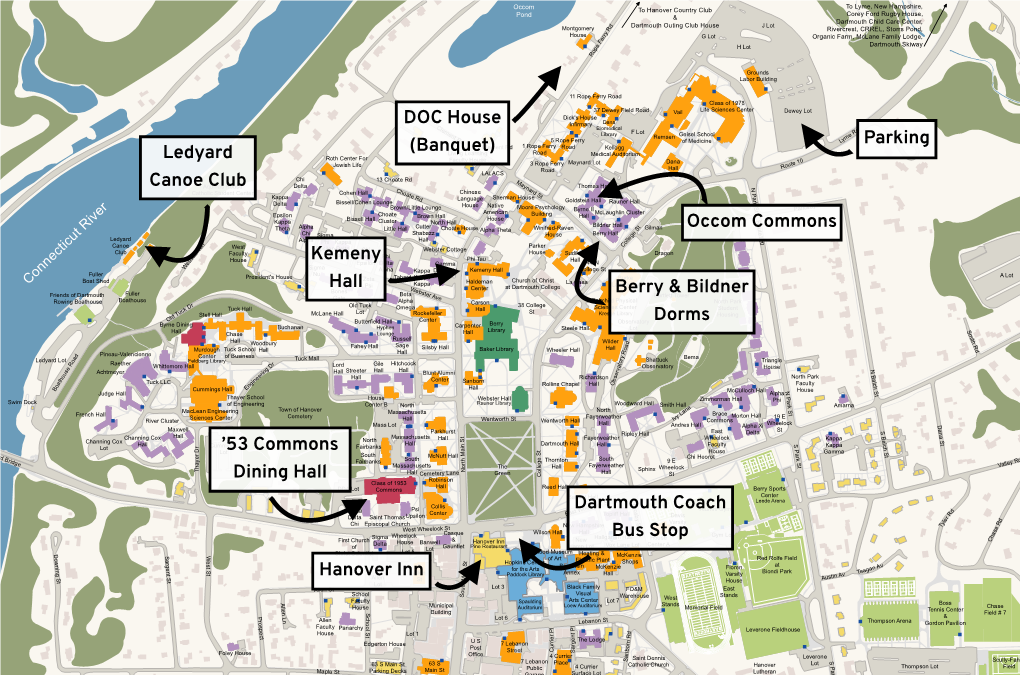 Map of Campus