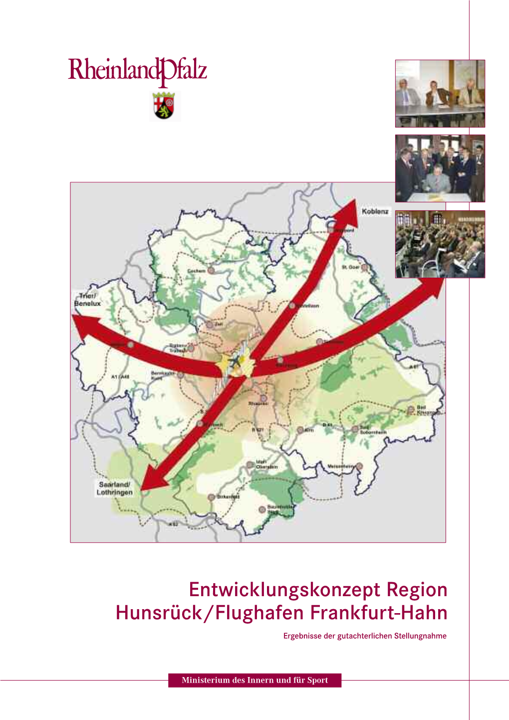 Entwicklungskonzept Region Hunsrück/Flughafen Frankfurt-Hahn