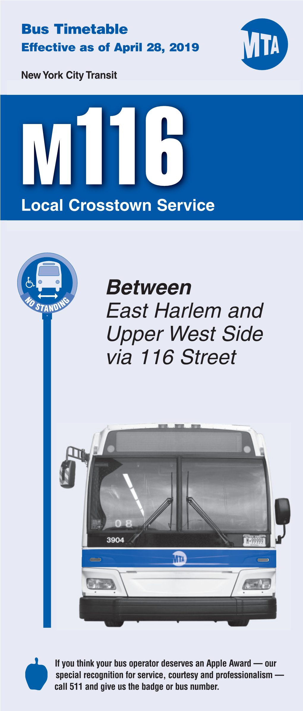 M116 Bus Schedule