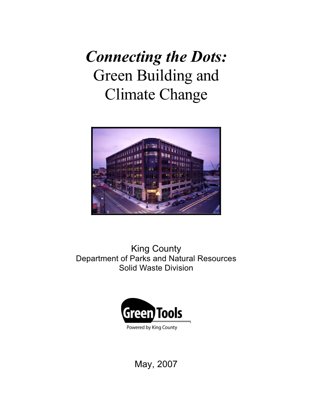 Green Building and Climate Change