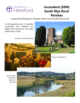 South Wye Rural Parishes Comprising Ballingham, Dinedor, Holme Lacy & Little Dewchurch