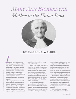 MARY ANN BICKERDYKE Mother to the Union Boys