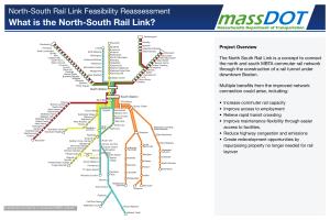 North-South Rail Link Feasibility Reassessment What Is the North-South Rail Link?