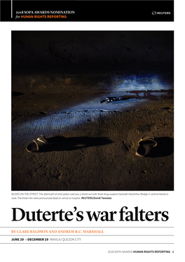 Duterte's War Falters