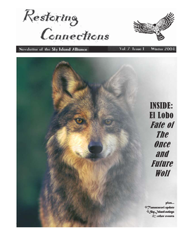 INSIDE: El Lobo Fate of the Once and Future Wolf
