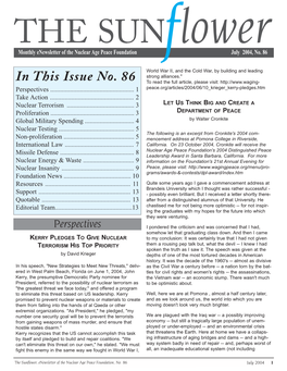 In This Issue No. 86 to Read the Full Article, Please Visit: Perspectives