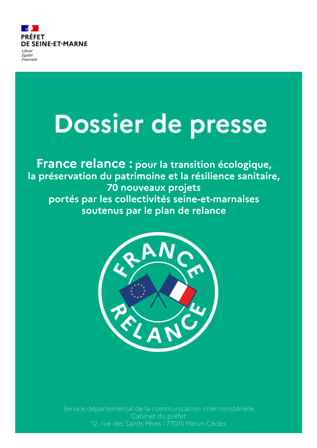 France Relance : Pour La Transition Écologique