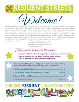 Resilient Streets Toolkit